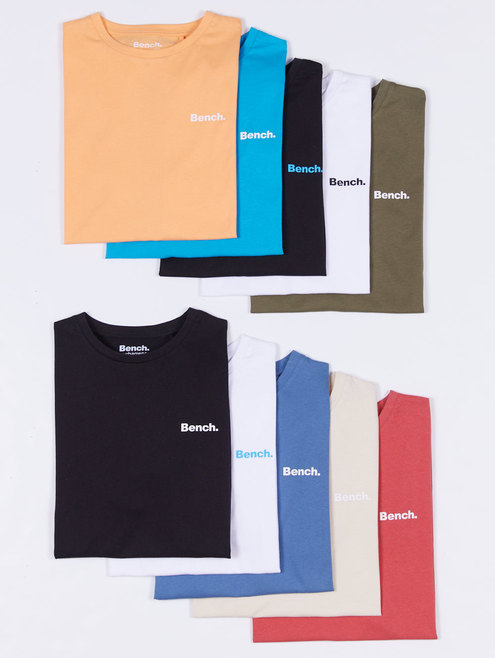 10 Pack Ebula Emblem Graphic T-Shirts for Men - Soft Cotton Crewneck Tees - Casual Wear, Street Style & Everyday Outfits