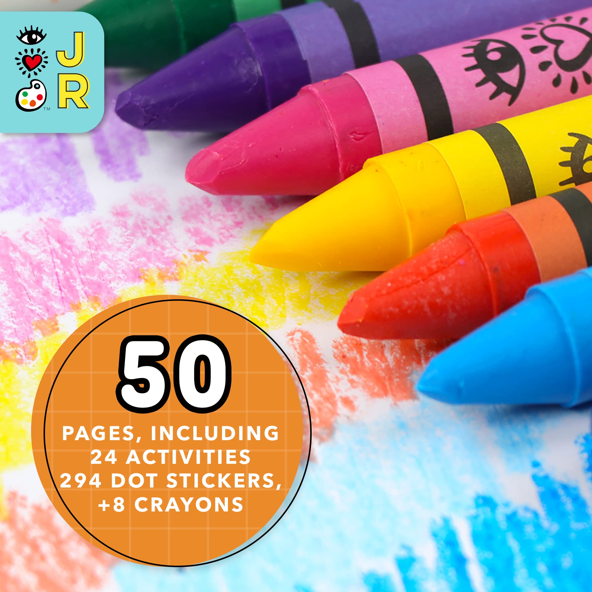 Bright Stripes Travel Coloring Kit for Kids - Mess-Free Art On the Go with Coloring Books, Crayons & Sticker Activity Book | Perfect for Road Trips, Airplane Travel & Restaurants (Ages 3+, Ocean Theme)