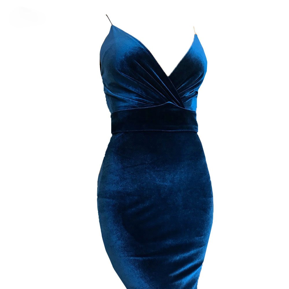Elegant Velvet Mermaid Prom Dress with Corset & Sweep Train - Sexy Plus Size Bandage Party Gown for Women | Perfect for Evening Galas, Weddings & Special Occasions