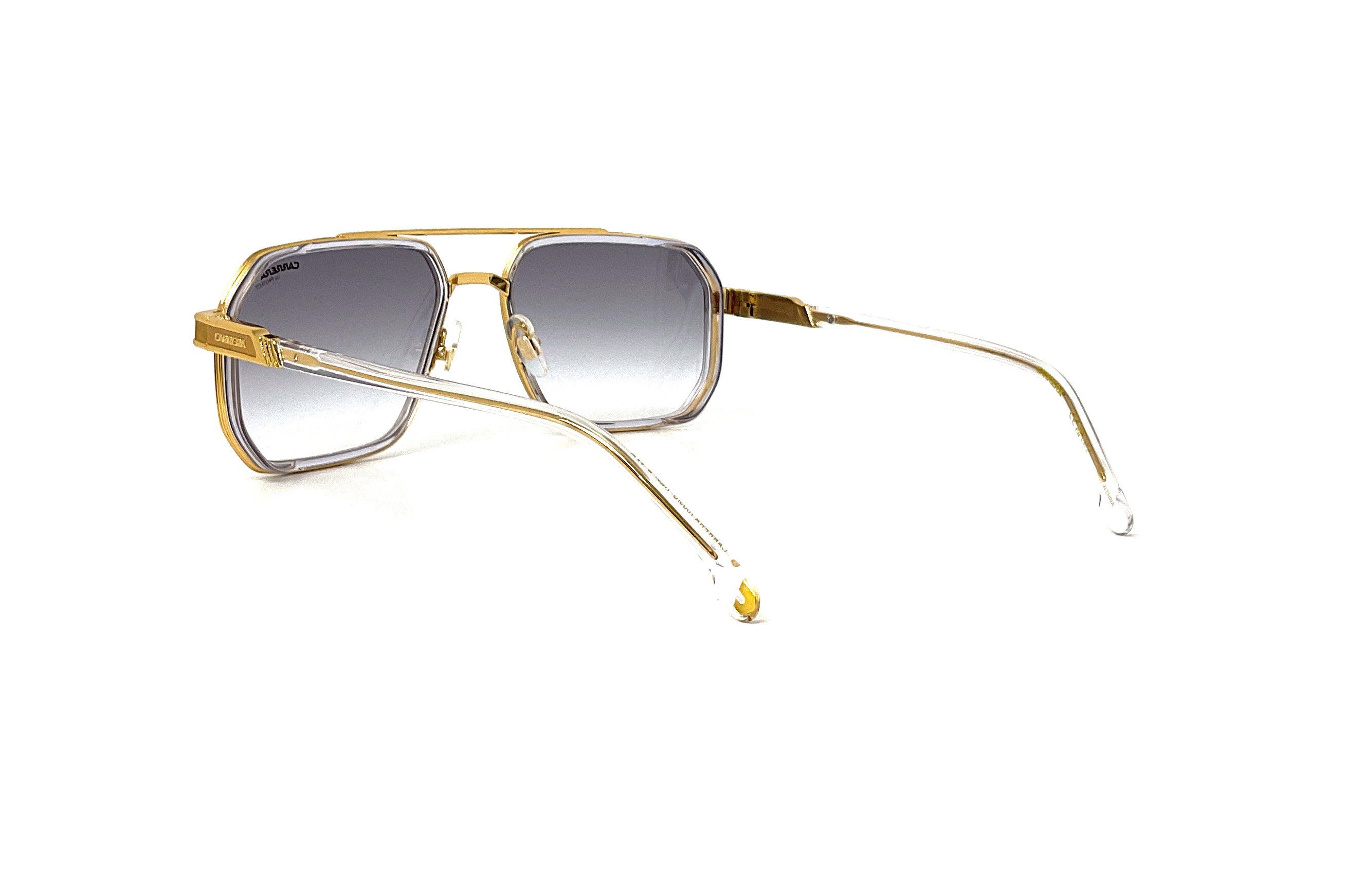 Carrera 1069/S Crystal Gold Sunglasses - Polarized UV Protection Aviator Sunglasses for Men & Women - Perfect for Driving, Travel & Outdoor Activities