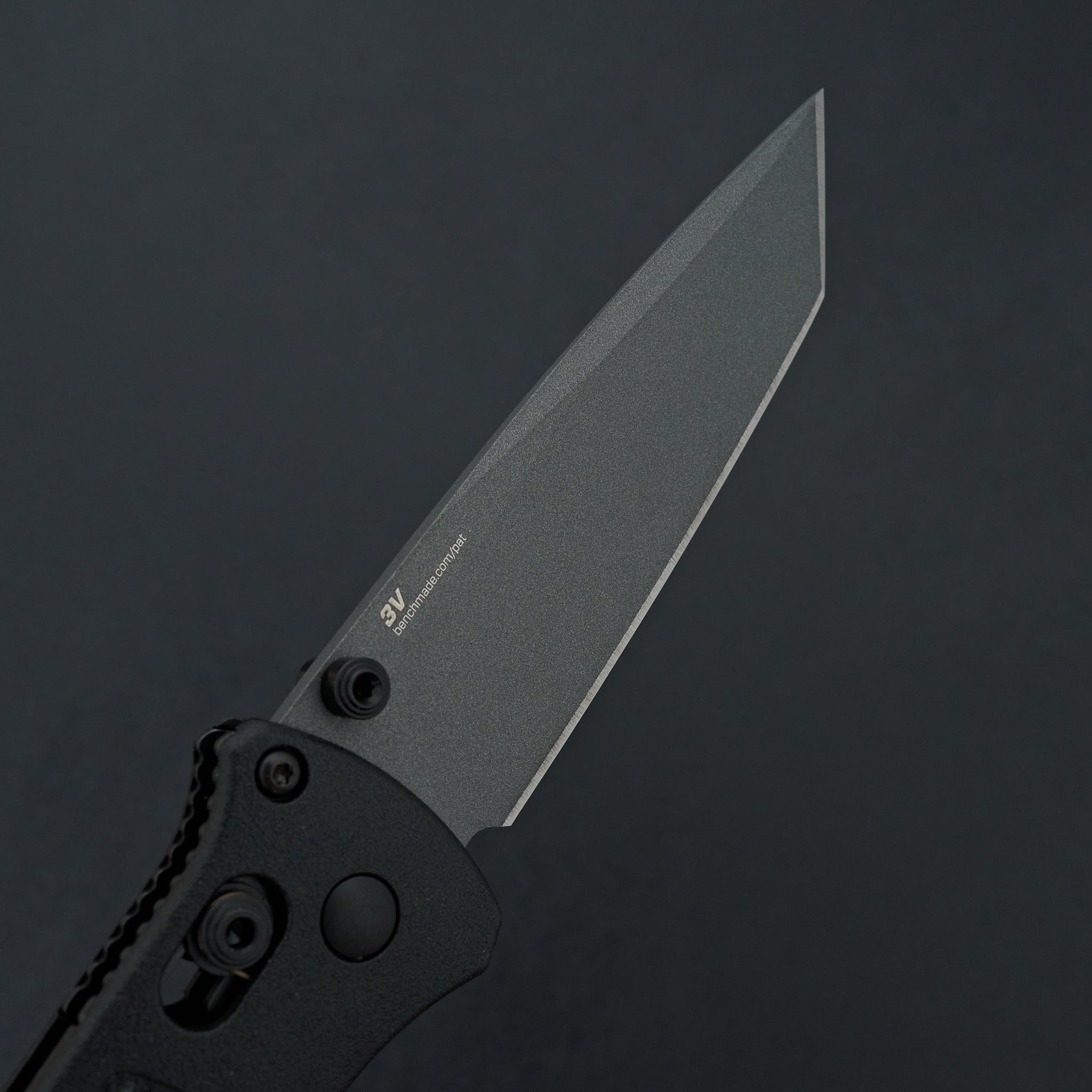 Benchmade Bailout Folding Knife - Black Grivory Handle, 3.4