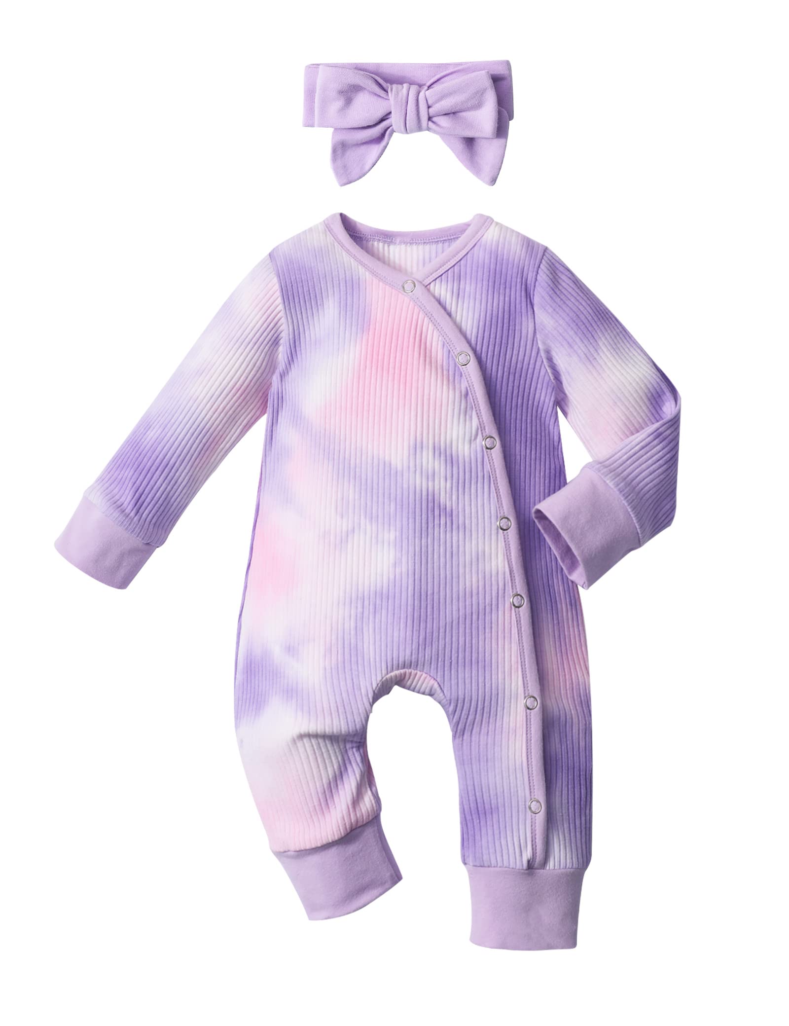 Newborn Baby Girl Clothes - Soft Cotton Romper Onesie Outfit | Cute Infant Jumpsuits for 0-3 Months | Perfect for Photoshoots, Playtime & Special Occasions