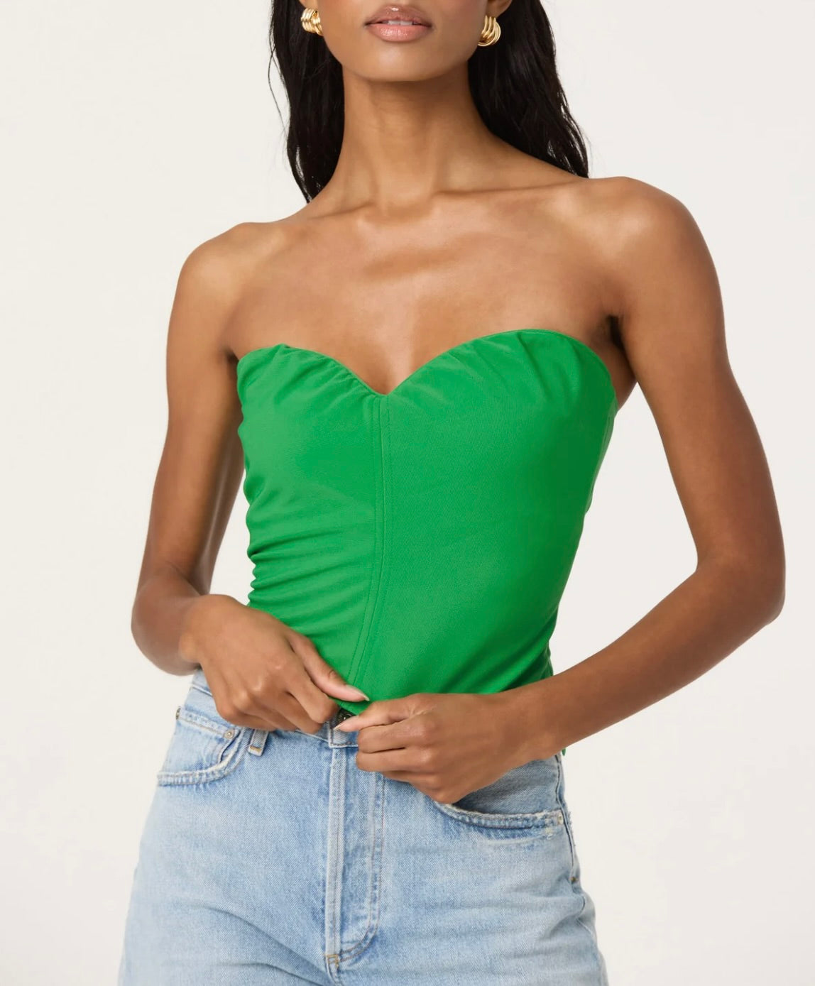 Morganne Strapless Sweetheart Top for Women - Sexy Off Shoulder Blouse for Party, Date Night & Special Occasions