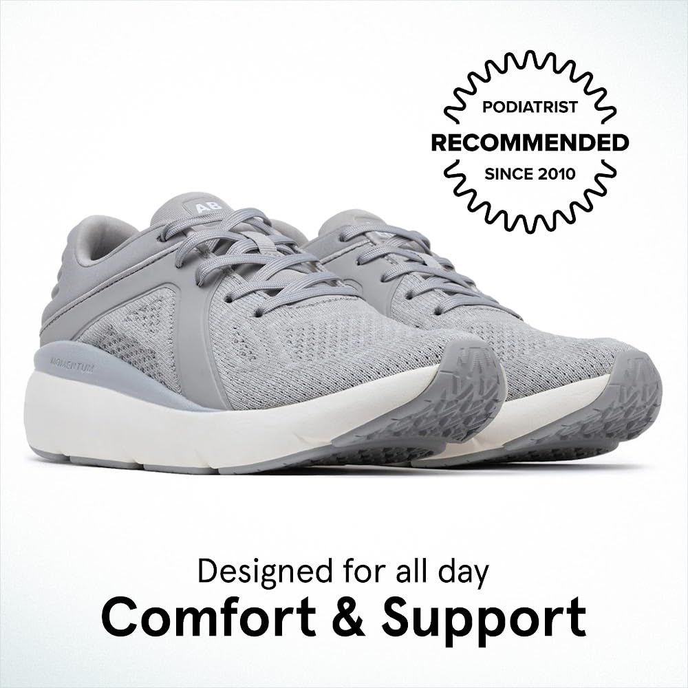 ABEO MXV Shift Women's Walking Shoes - Plantar Fasciitis Relief & Orthopedic Support with Removable Orthotic Insoles | Comfortable Footwear for Work, Travel & Everyday Wear