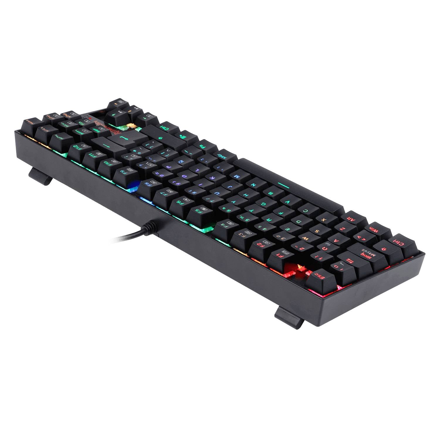 Redragon Kumara K552 RGB Mechanical Gaming Keyboard - Blue Switches, Black (Ideal for PC Gaming, Typing & Esports)