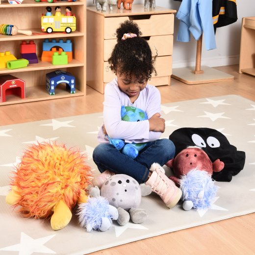 Celestial Buddies Set - Adorable Plush Planets & Stars for Kids - Perfect for Space-Themed Bedrooms, Playrooms & Educational Gifts