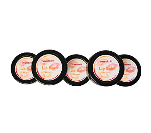 Vaamkrit Natural Chemical-Free Lip Balm with Shea & Cocoa Butter - Hydrating & Nourishing for Dry, Chapped Lips - Perfect for Winter, Outdoor Activities & Daily Care