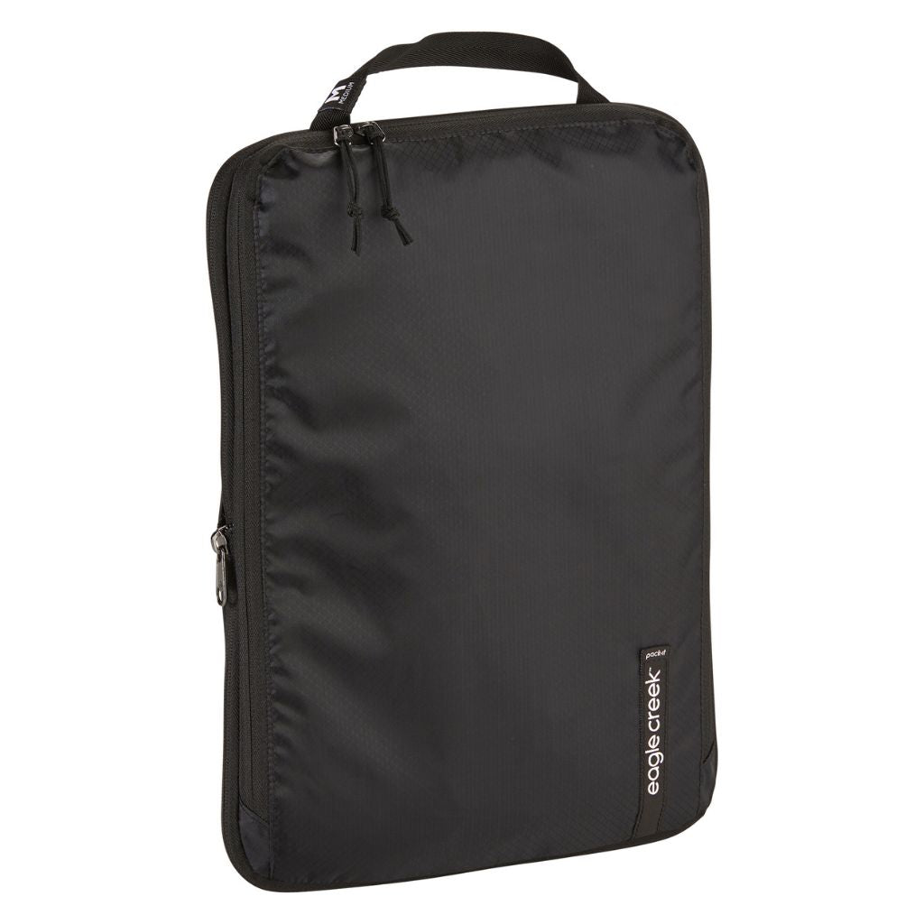 Eagle Creek PACK IT ISALOTE Medium Compression Packing Cubes - Black | Travel Organizer for Suitcases, Backpacks & Carry-On Luggage
