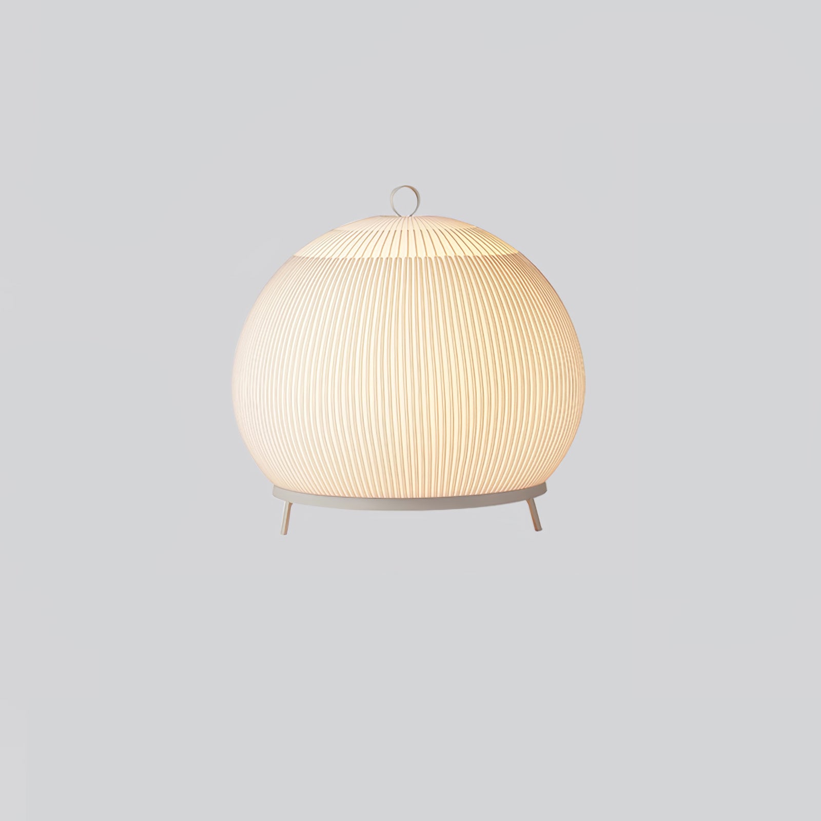 Modern Lantern Knit Table Lamp - Handmade Rattan Woven Nightstand Light for Bedroom, Living Room, and Office Decor - Perfect for Cozy Ambiance and Relaxation