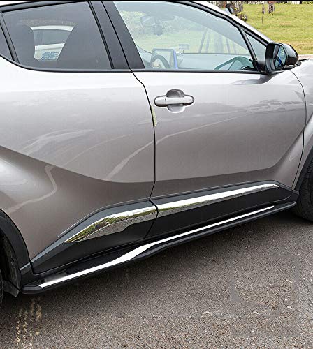 2-Piece Side Steps Running Boards Nerf Bars for Toyota C-HR 2017-2020 | Durable Fixed Protection | Perfect for Off-Roading & Daily Use