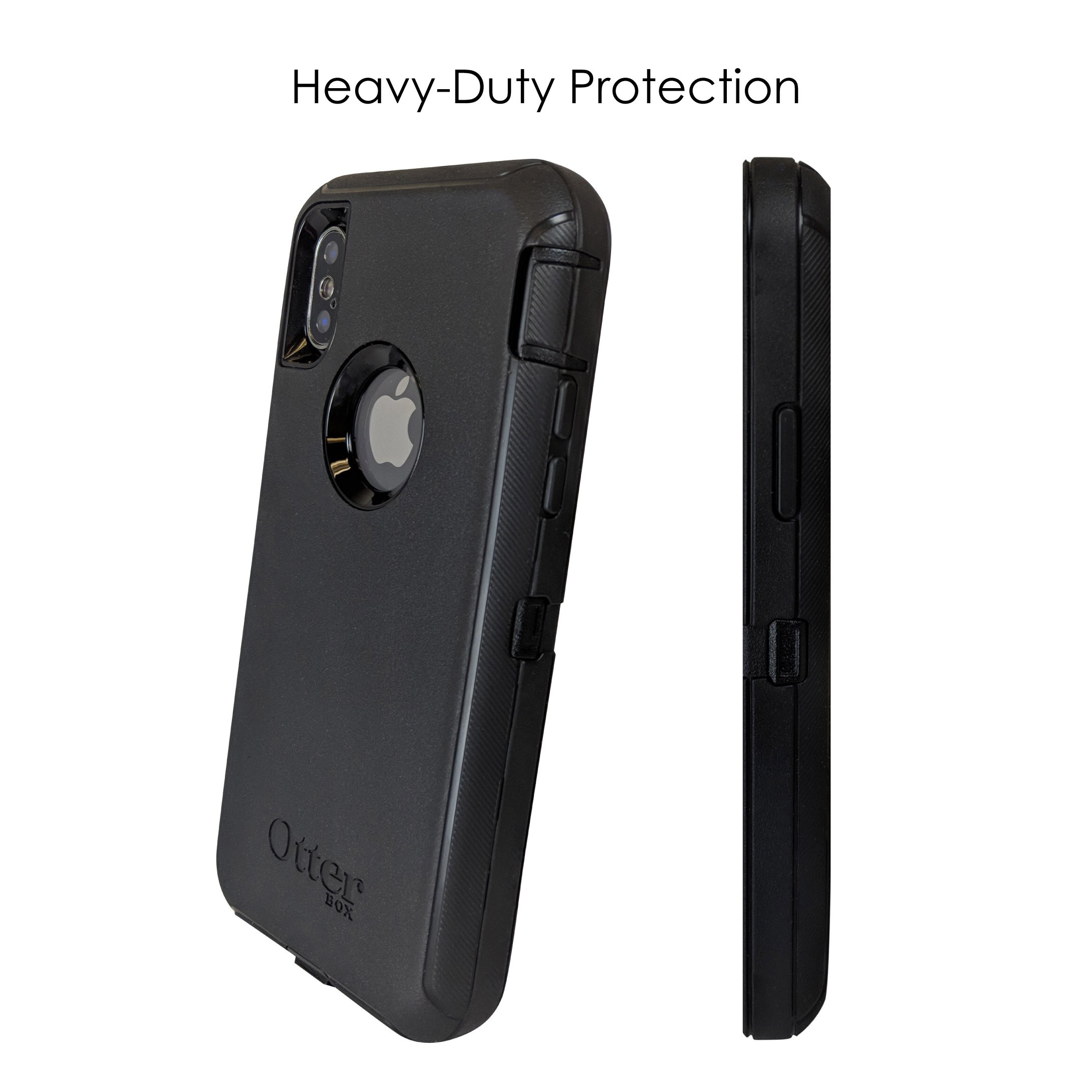 DistinctInk iPhone XR Case (6.1 Inch) - Durable Protective Cover with Blue Circuit Board Design | OtterBox Defender Alternative | Perfect for Work, Travel & Everyday Use
