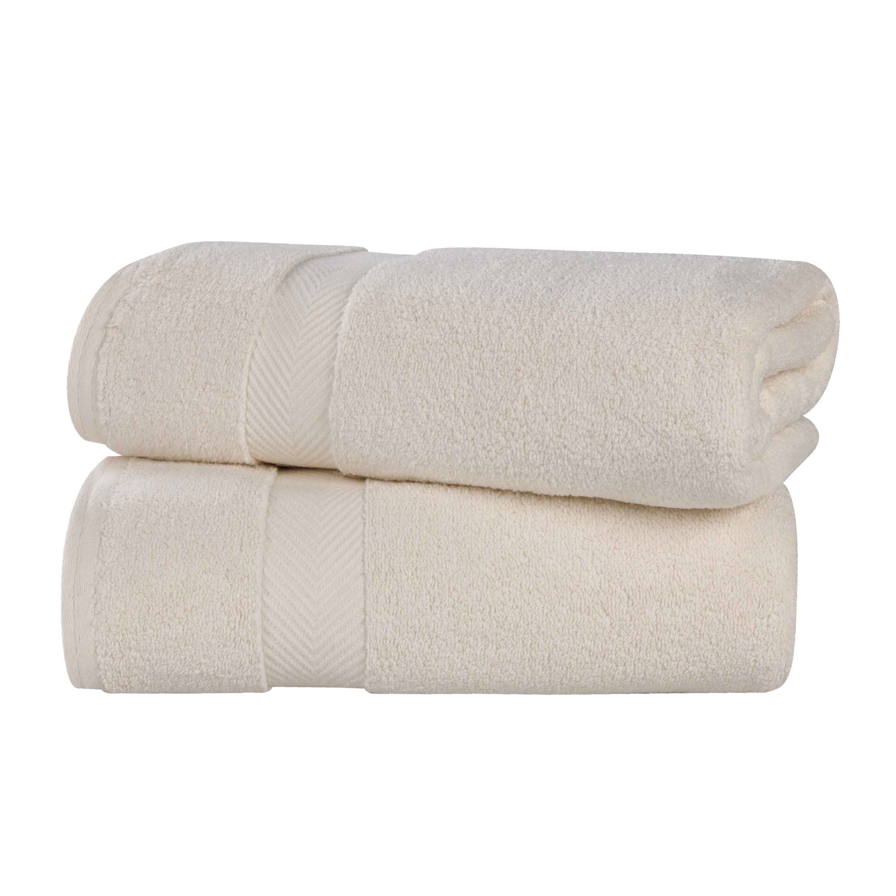 Premium 100% Cotton Zero Twist 2-Piece Bath Sheet Towel Set - Ultra Soft & Absorbent for Spa, Bathroom & Luxury Home Use