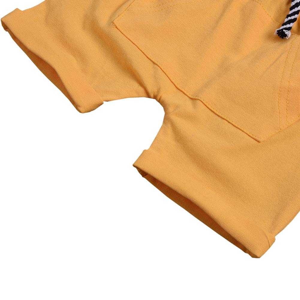 DCUTERQ Baby Boys Summer Cotton Shorts - Soft Casual Harem Pants with Pockets | Comfortable Toddler Outfits for Playtime & Outdoor Activities