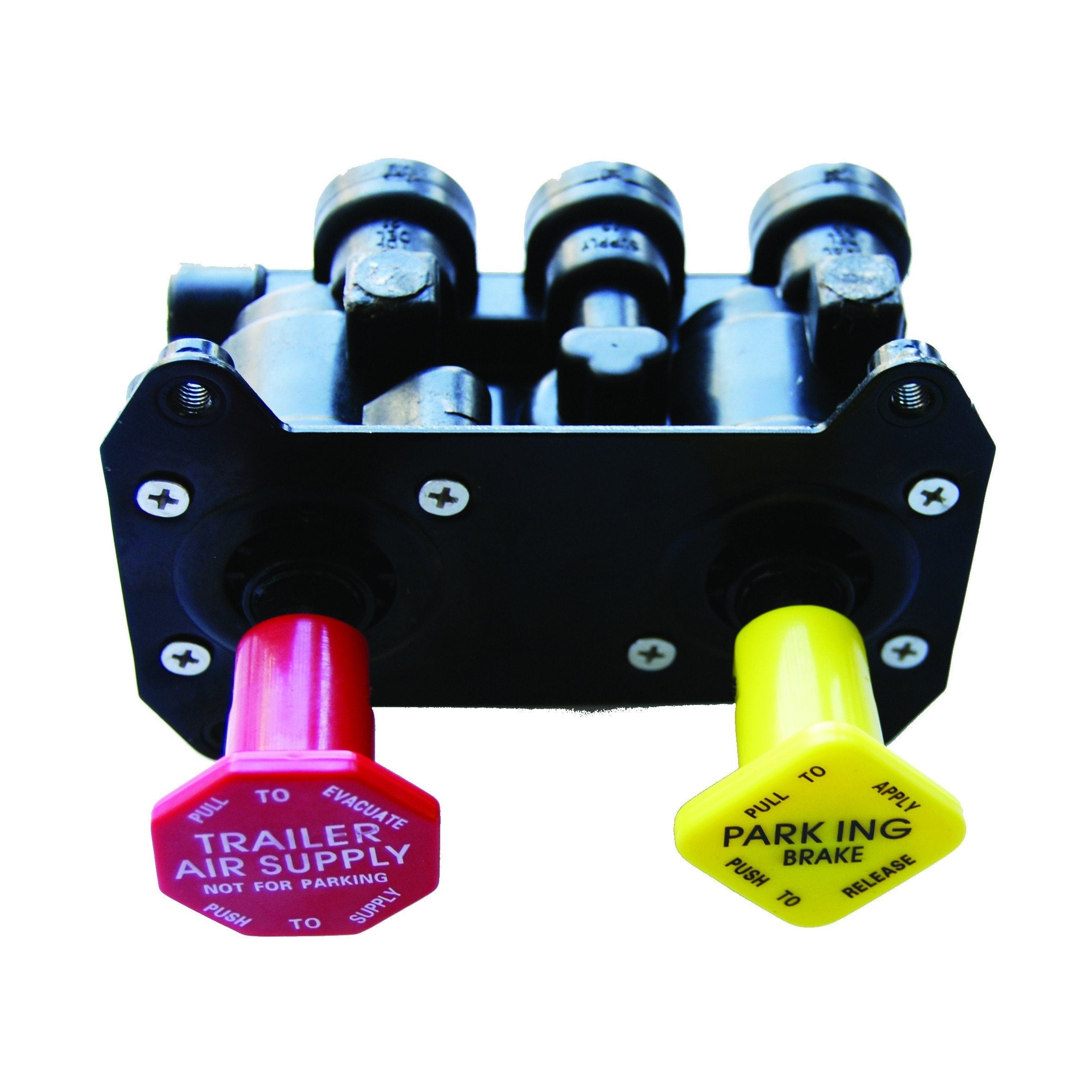 Fortpro MV 2 Dash Valve - 1/4 NPT Ports & Threaded Mounting Holes - Replacement for KN20615 & F224615 - Ideal for Heavy-Duty Trucks & Commercial Vehicles