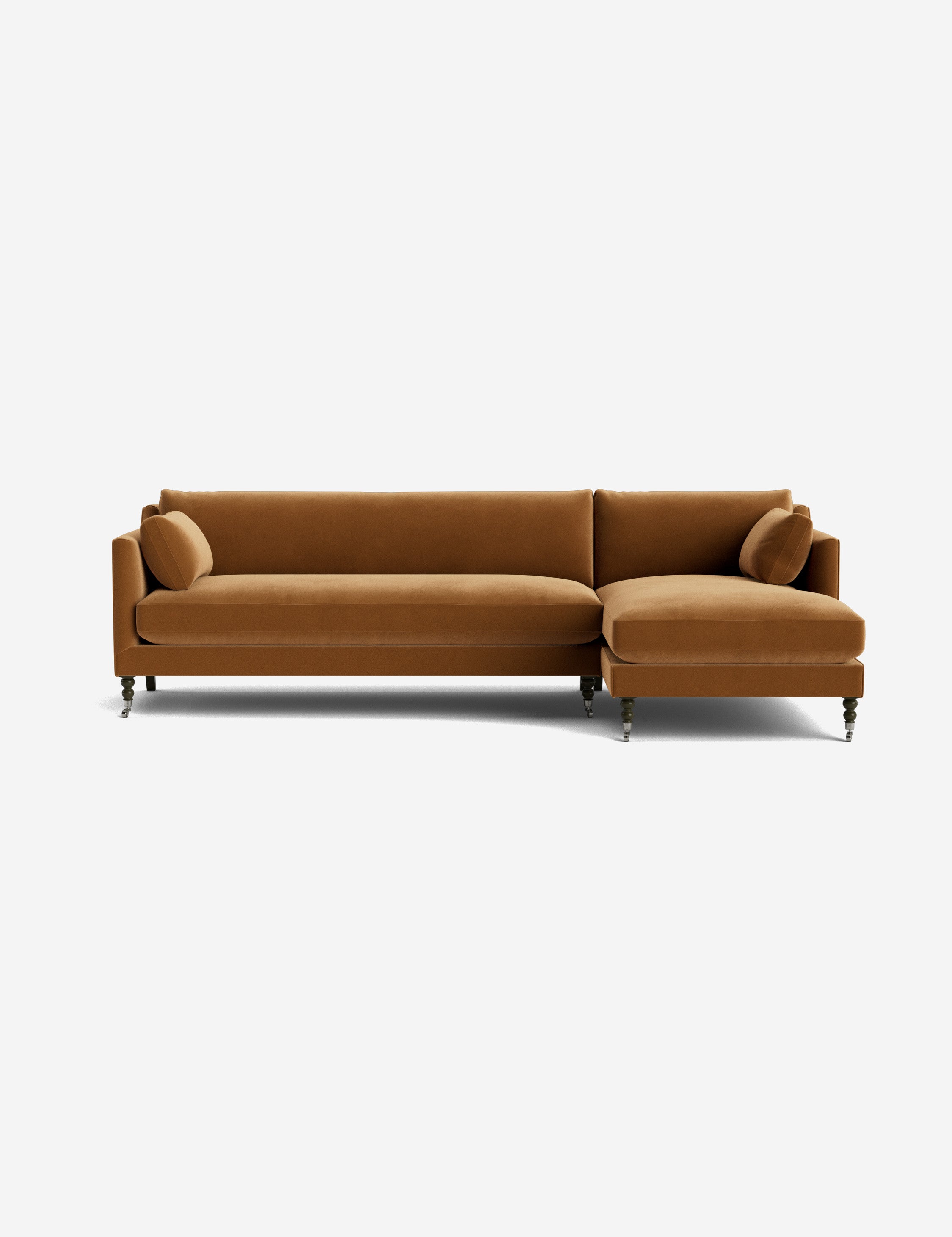 Fabienne Sectional Sofa - Modern L-Shaped Couch with Reversible Chaise, Soft Upholstery & Sturdy Frame for Living Room, Family Room & Home Theater