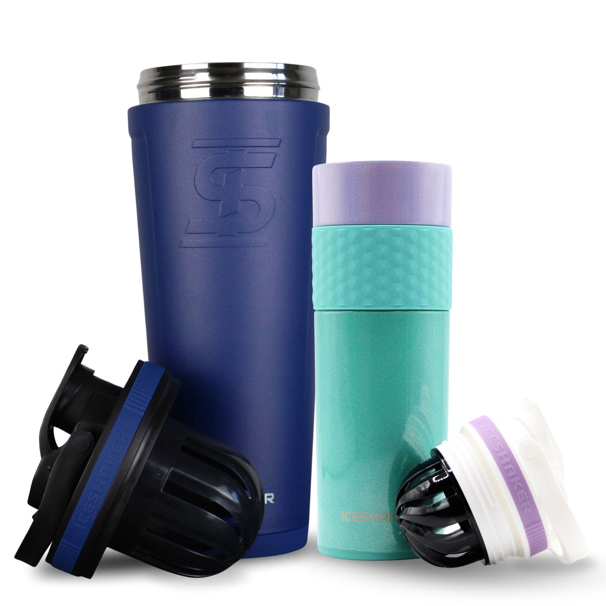 Premium His & Her Protein Shaker Bottle Set - 20oz Leak-Proof Mixing Cups for Gym, Workouts & Post-Training Recovery - BPA-Free Fitness Accessories for Couples