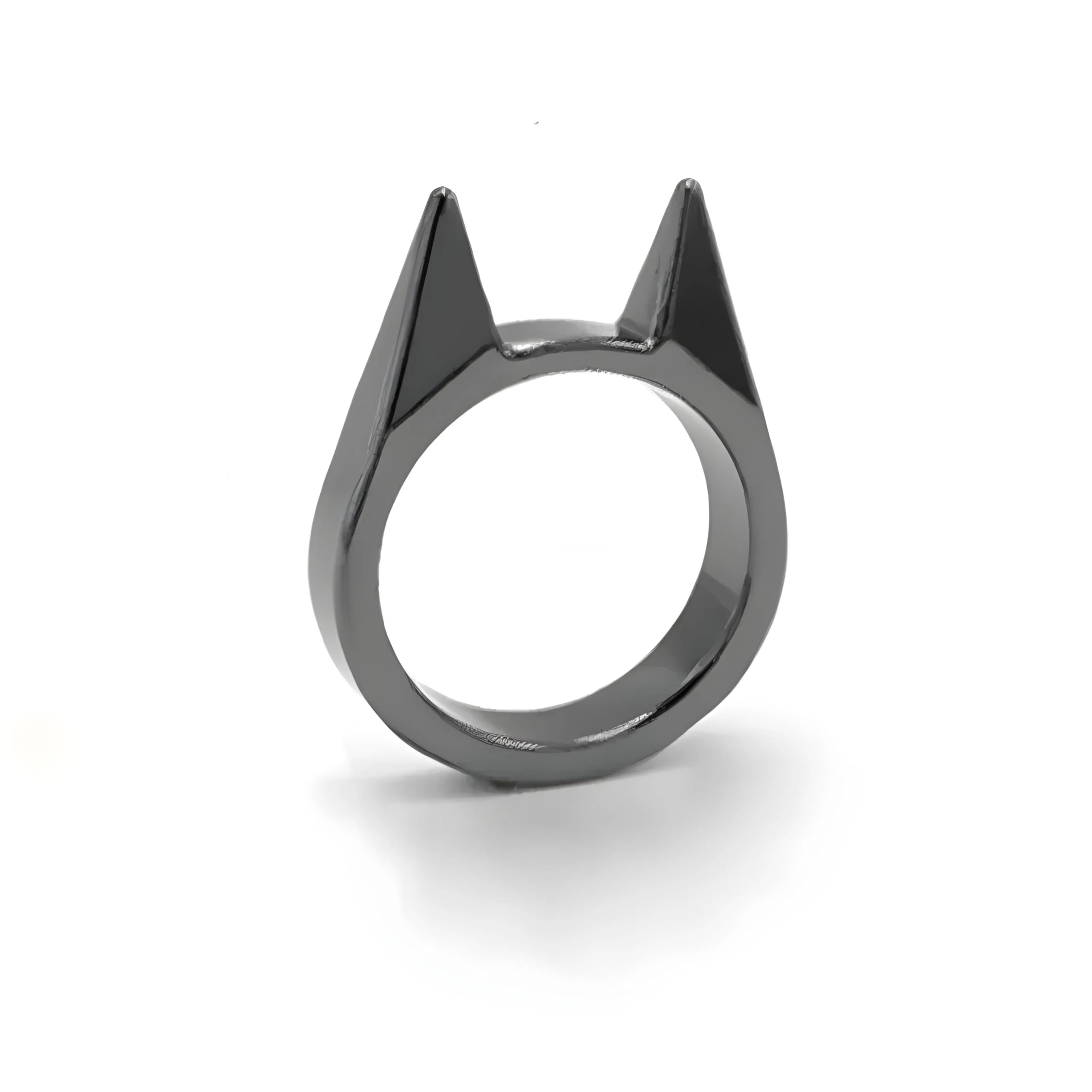 Stylish Unisex Cat Ear Knuckle Rings - Trendy Colorful Metal Jewelry for Women & Men - Perfect for Cosplay, Halloween, and Gothic Fashion Accessories