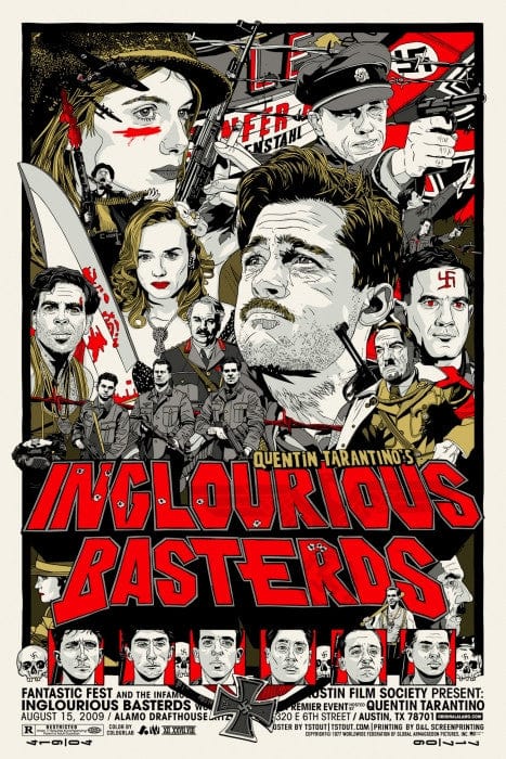 Inglourious Basterds DVD | Quentin Tarantino War Movie | WWII Action Film | Perfect for Movie Nights & WWII History Fans