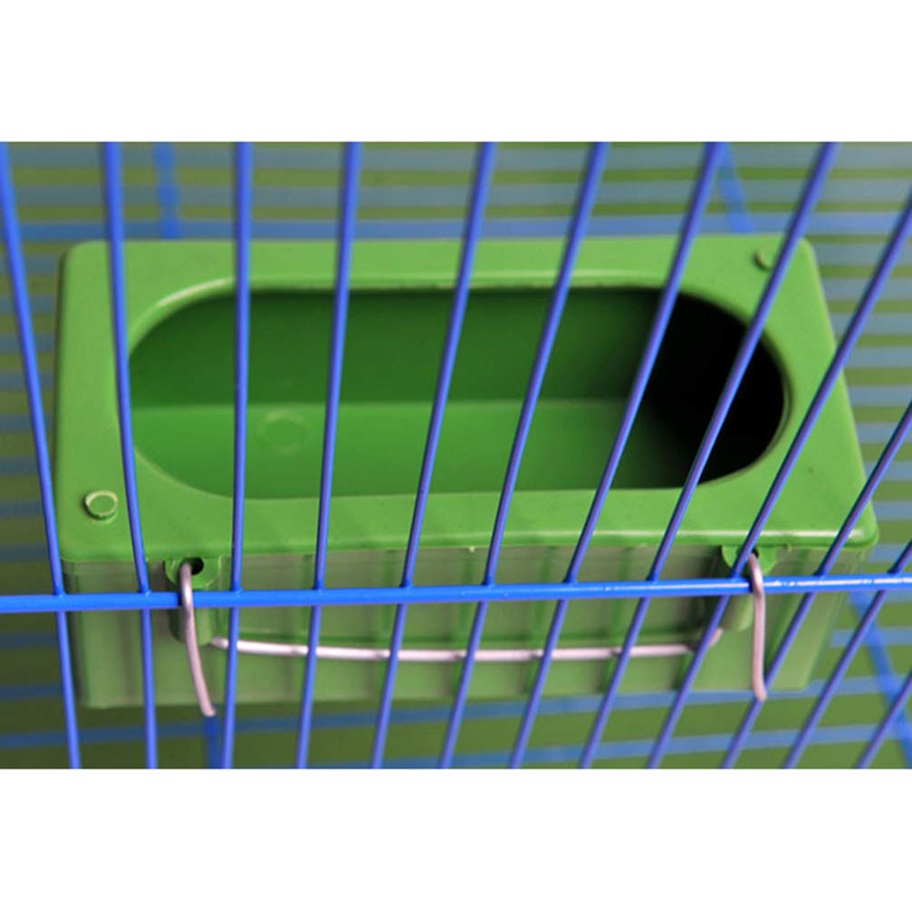 DOITOOL 10Pcs Hanging Bird Feeder & Water Dispenser - Durable Cage Mounted Food and Water Dish for Parrots, Pigeons, Small Birds - Perfect for Aviaries, Pet Cages, and Outdoor Bird Feeding Stations