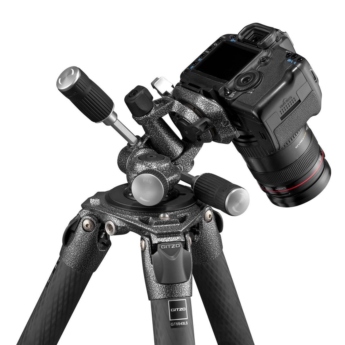 Gitzo GHF3W Professional 3-Way Fluid Video Tripod Head - Smooth Pan & Tilt for DSLR Cameras - Perfect for Filmmaking, Photography & Live Streaming