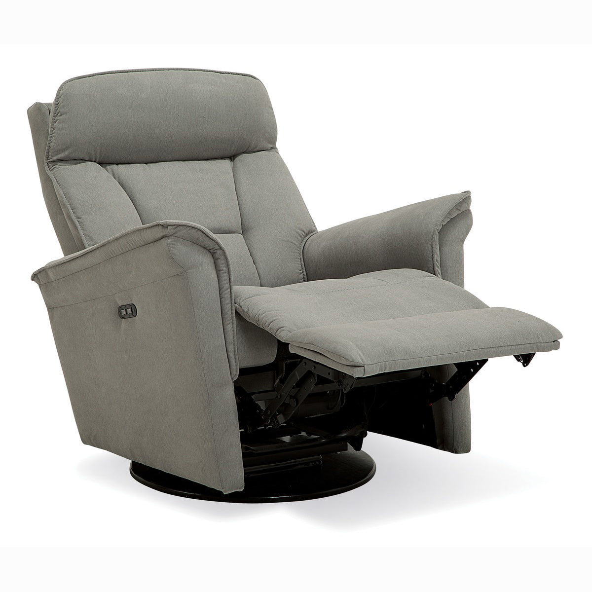 Palliser Custom Swivel Glider Power Recliner Chair with Adjustable Headrest - Stonegate II Collection | Modern Living Room Furniture for Relaxation & Home Theater Seating