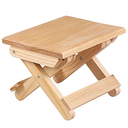 **Kids Wood Folding Stool - Lightweight, Durable & Anti-Slip Small Bench for Home, Bathroom, Bedside | Perfect as a Fishing Chair, Shaving Stool, Nursery Seat & Foot Rest**    *(Use Scenarios: Ideal for toddlers' playtime, bathroom convenience, bedside seating, outdoor fishing trips, and grooming routines.)*