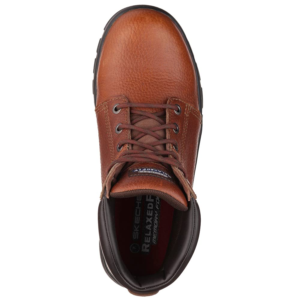 Skechers Men's Slip-Resistant Work Shoes - Non-Slip Safety Shoes for Construction, Restaurant & Warehouse Workers - Comfortable & Durable Work Boots for Long Shifts