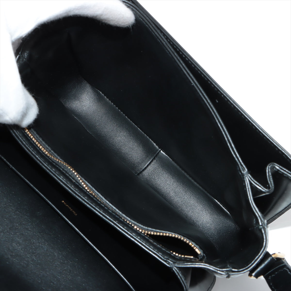 CELINE Medium Triomphe Leather Shoulder Bag in Black | Luxury Designer Handbag for Women | Perfect for Work, Travel & Evening Events
