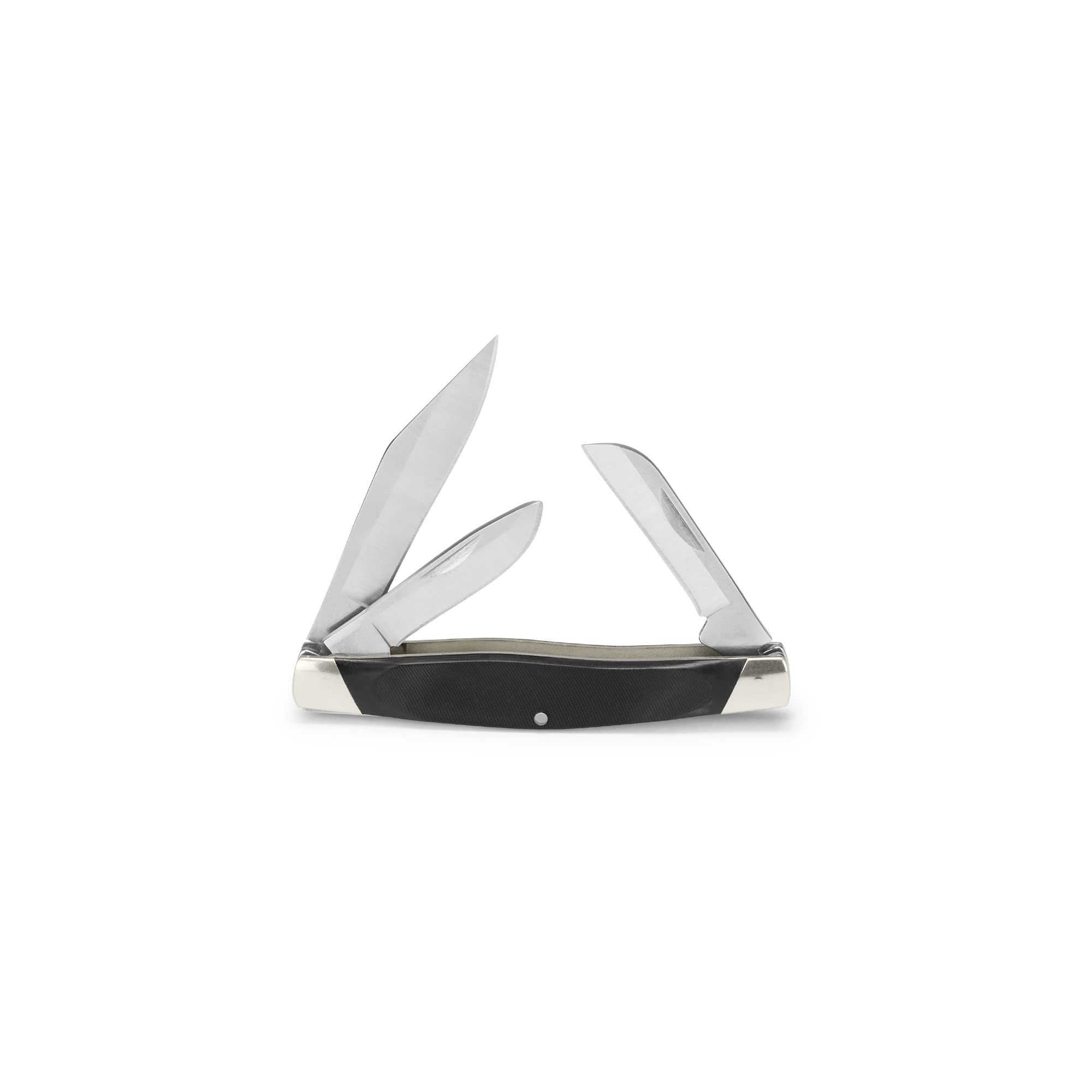 Buck Knives 301 Stockman - 3-Blade Folding Pocket Knife with Stainless Steel Blades - Perfect for Camping, Hiking & Everyday Carry (EDC)