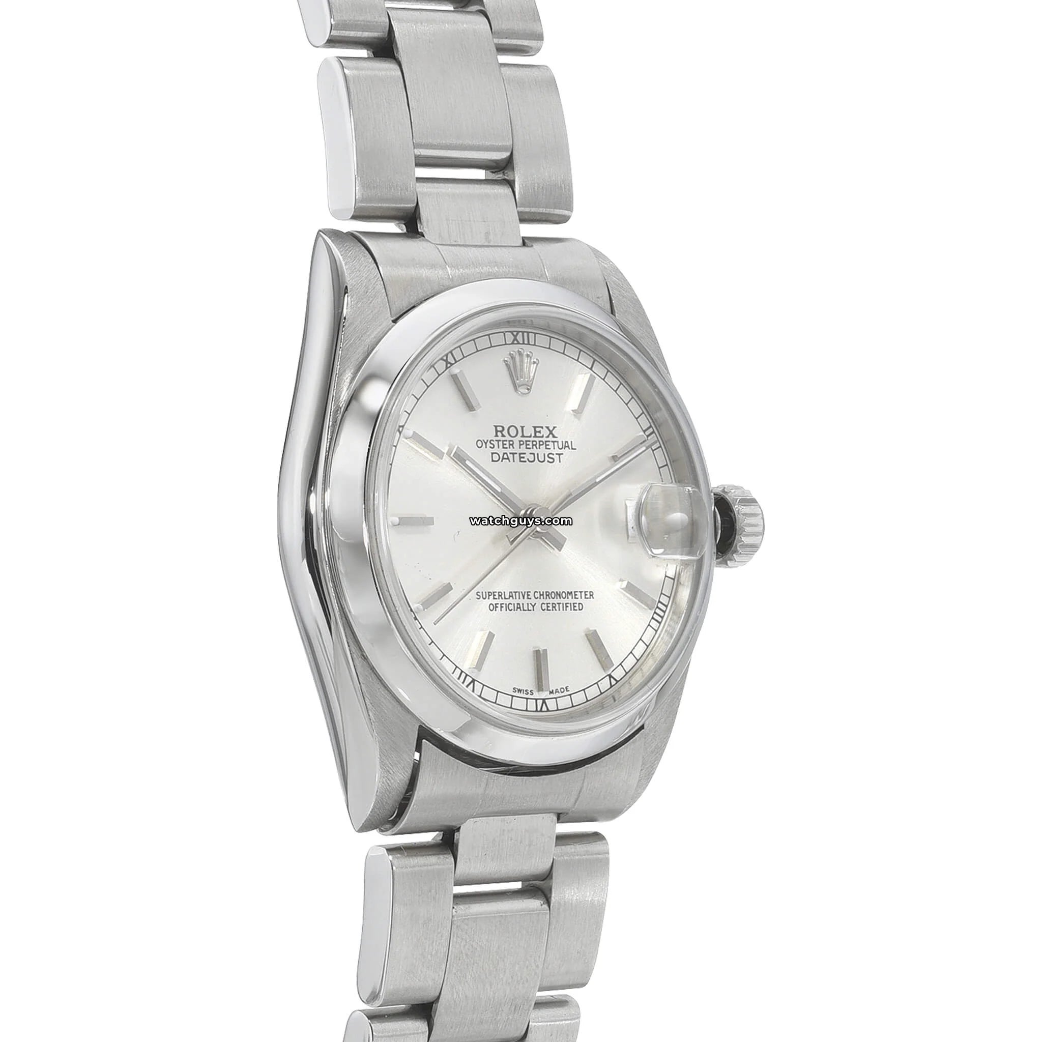 Authentic Rolex Datejust 78240 Silver Dial Stainless Steel Watch - Perfect for Business, Formal Events & Luxury Gift Giving