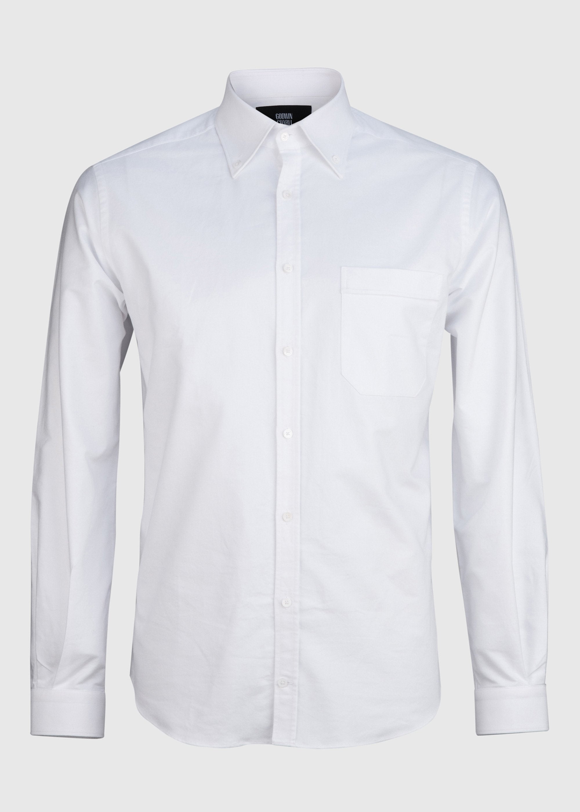 Premium White Oxford Shirt for Men - Classic Slim Fit Dress Shirt for Business & Casual Wear - Perfect for Office, Weddings & Formal Events