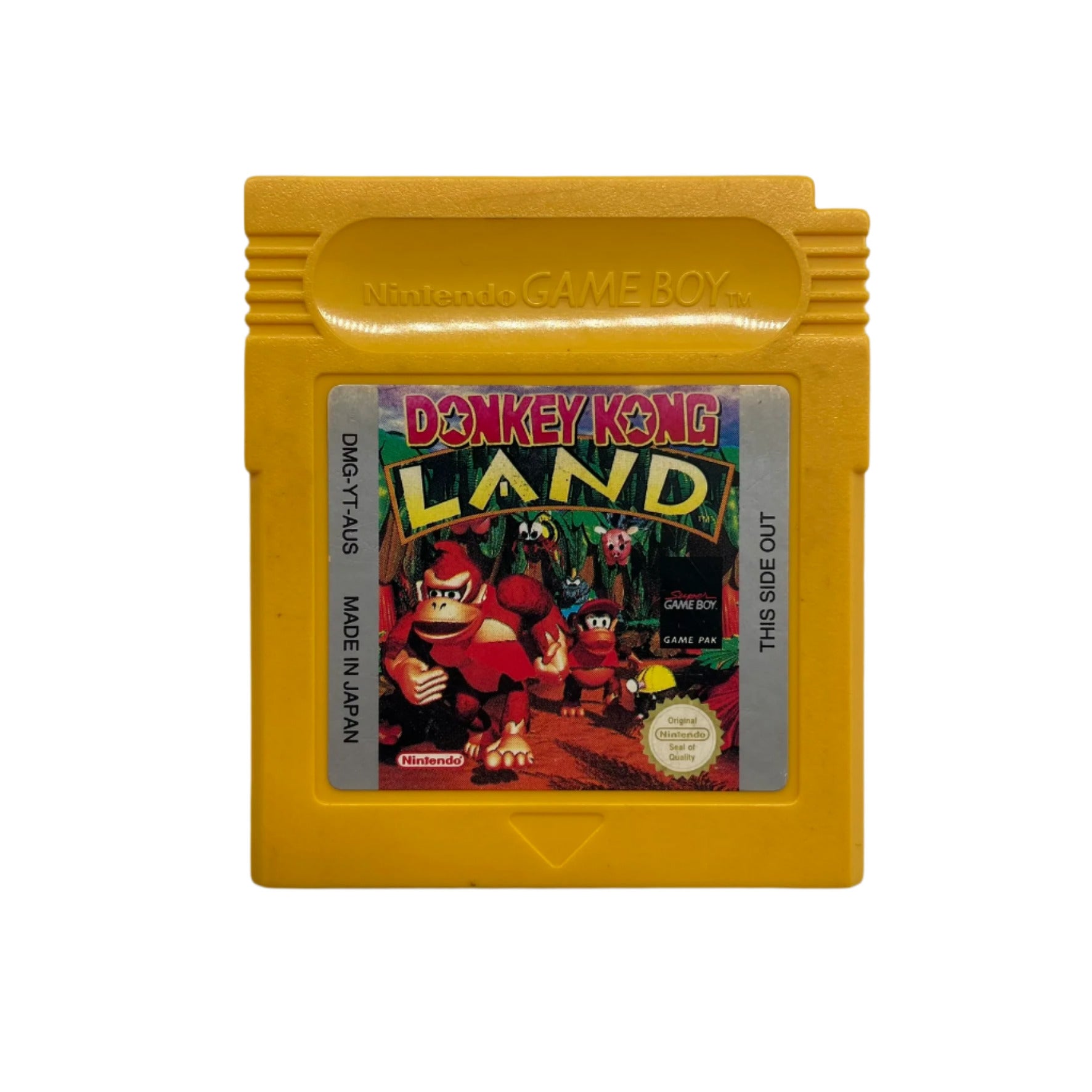 Original Donkey Kong Land Game Cartridge for Nintendo Game Boy - PAL Version | Retro Gaming, Collectible, Classic Platformer Adventure | Perfect for Vintage Gaming Enthusiasts & Collectors