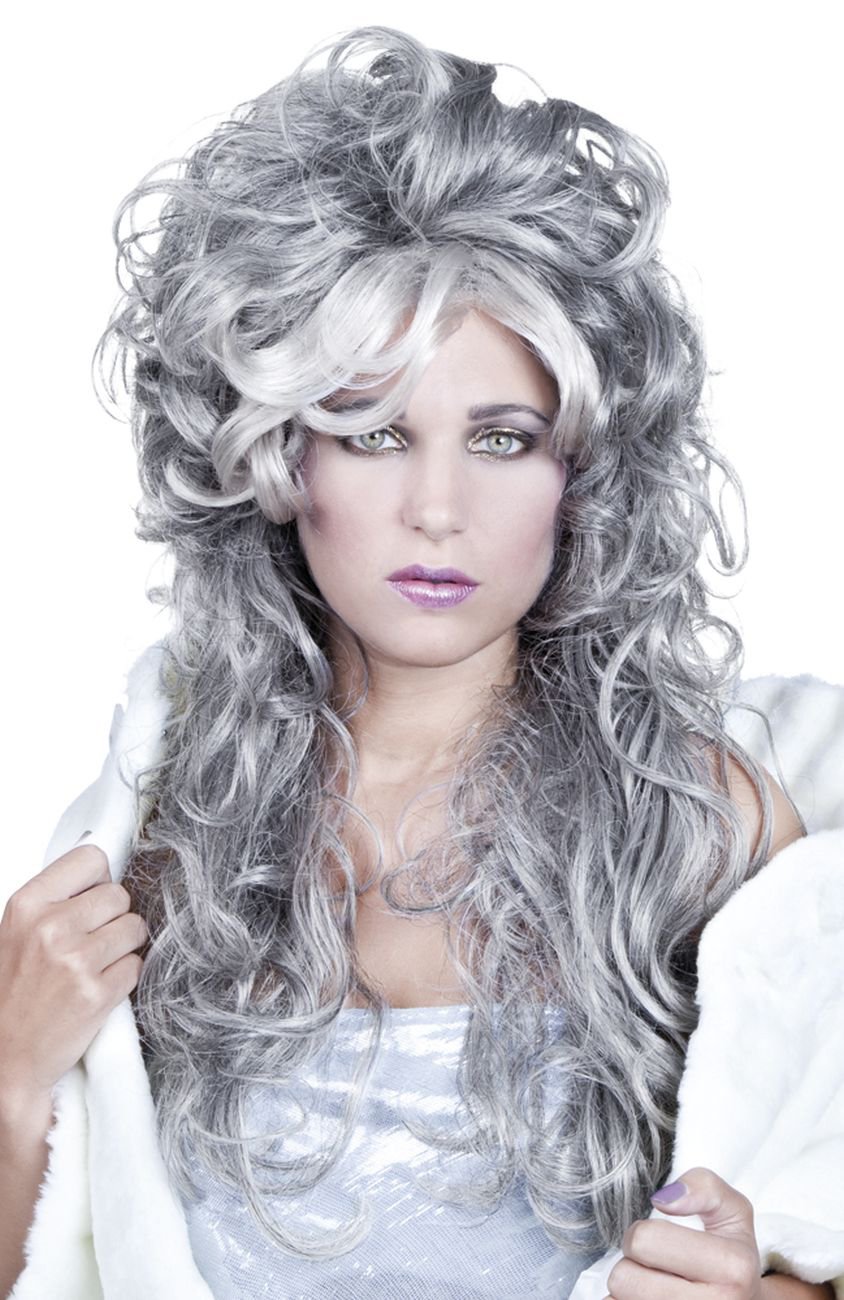 PC. Wig Ice Queen - Long Straight Synthetic Hair Wig for Cosplay, Halloween, and Costume Parties | Perfect for Ice Queen Costume, Fantasy Events, and Theatrical Performances