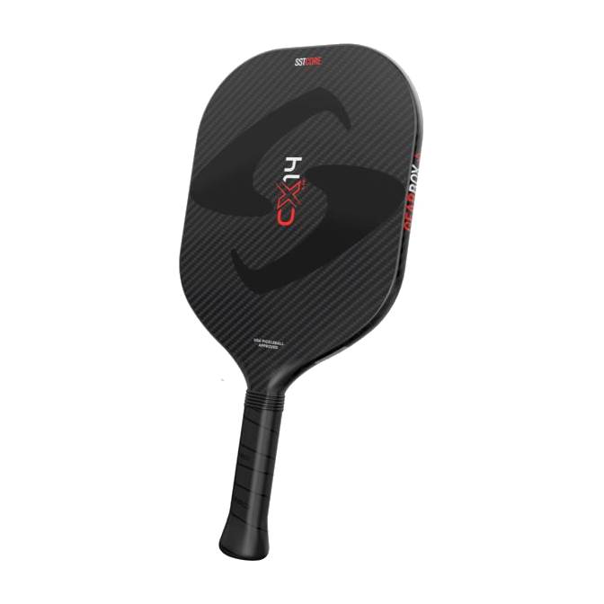 Gearbox CX14H Pickleball Paddle - Lightweight 8.0 oz Carbon Fiber Racket for Competitive Play (Red) | Perfect for Indoor/Outdoor Courts, Tournaments & Recreational Games
