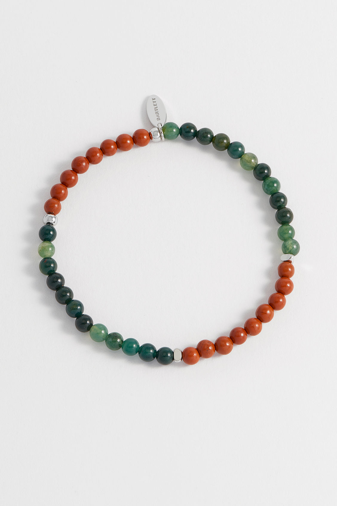 Men's Gemstone Beaded Bracelet - Natural Stone Beaded Bracelets for Men - Handmade Adjustable Healing Crystal Bracelet - Perfect for Yoga, Meditation & Spiritual Gifts