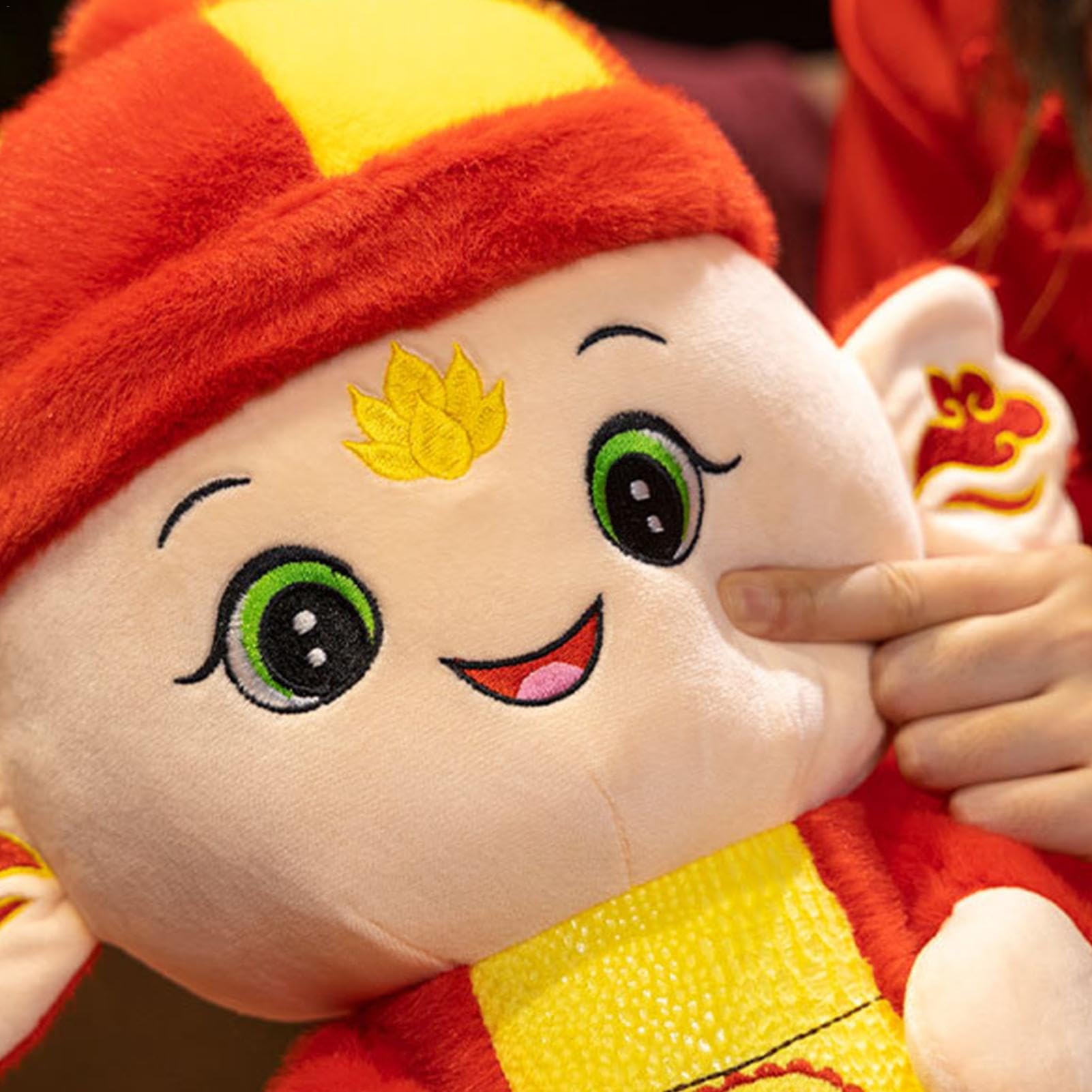 Soft Plush Snake Stuffed Animal Toy - Chinese Zodiac Year of the Snake 2025, 3D Realistic Snake Doll for Spring Festival Decor, Gifts & Kids Cuddling