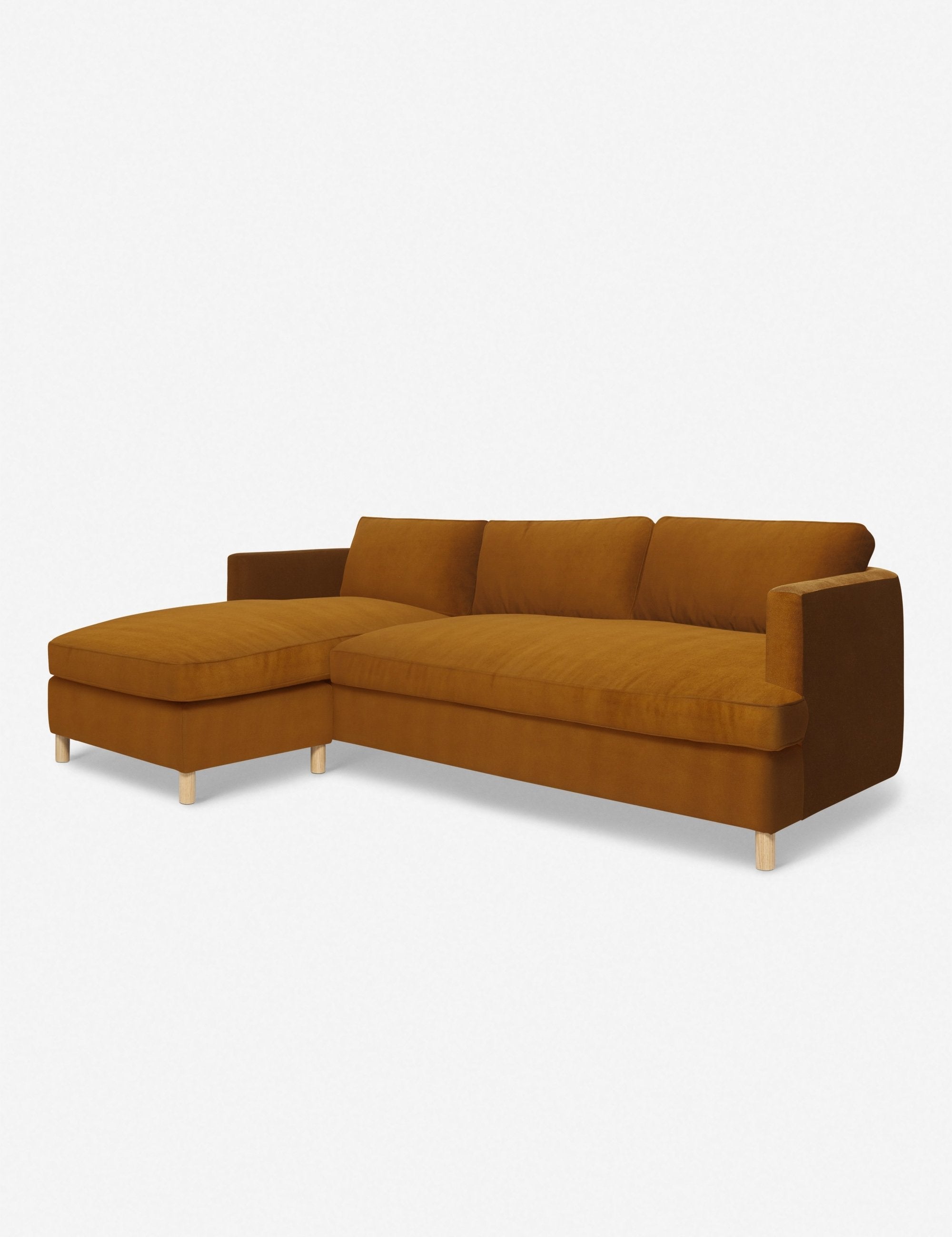 Belton Sectional Sofa by Ginny Macdonald - Modern L-Shaped Couch for Living Room, Family Room & Lounge | Comfortable Fabric Upholstery