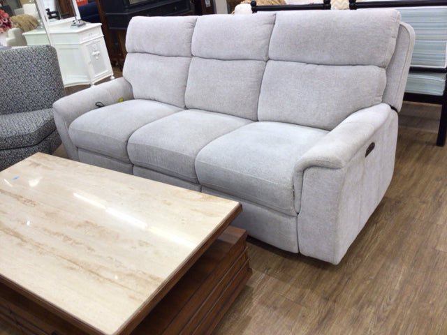 Baers Furniture Fabric Power Reclining Sofa - Comfortable Modern Recliner Couch for Living Room, Home Theater & Family Relaxation