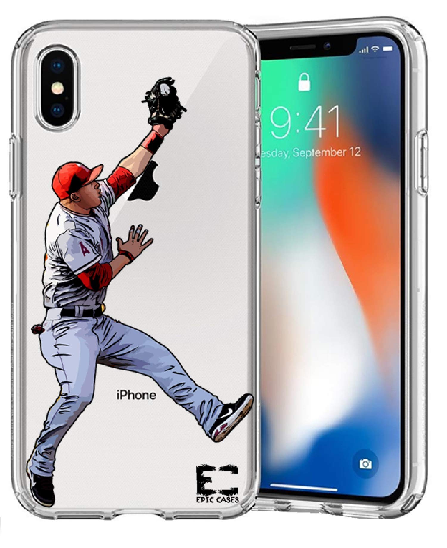 iPhone Xs Max Case - Ultra Slim, Lightweight, Wireless Charging Compatible, Crystal Clear TPU Cover with Basketball Design | Perfect for Everyday Protection & Sports Enthusiasts | Millville Meteor Edition