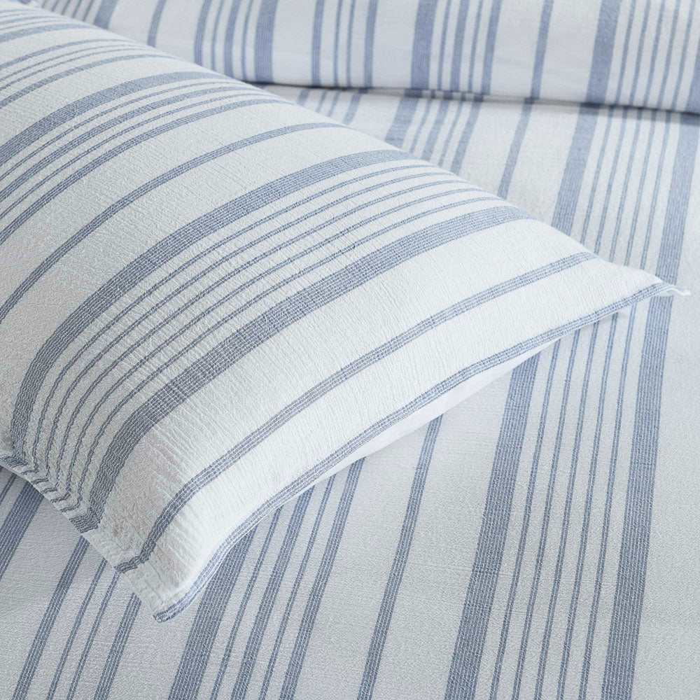 Cayman Blue Quilt Cover Set Queen Size - Soft Breathable Bedding Set for Comfortable Sleep | Perfect for Master Bedroom, Guest Room & Vacation Homes