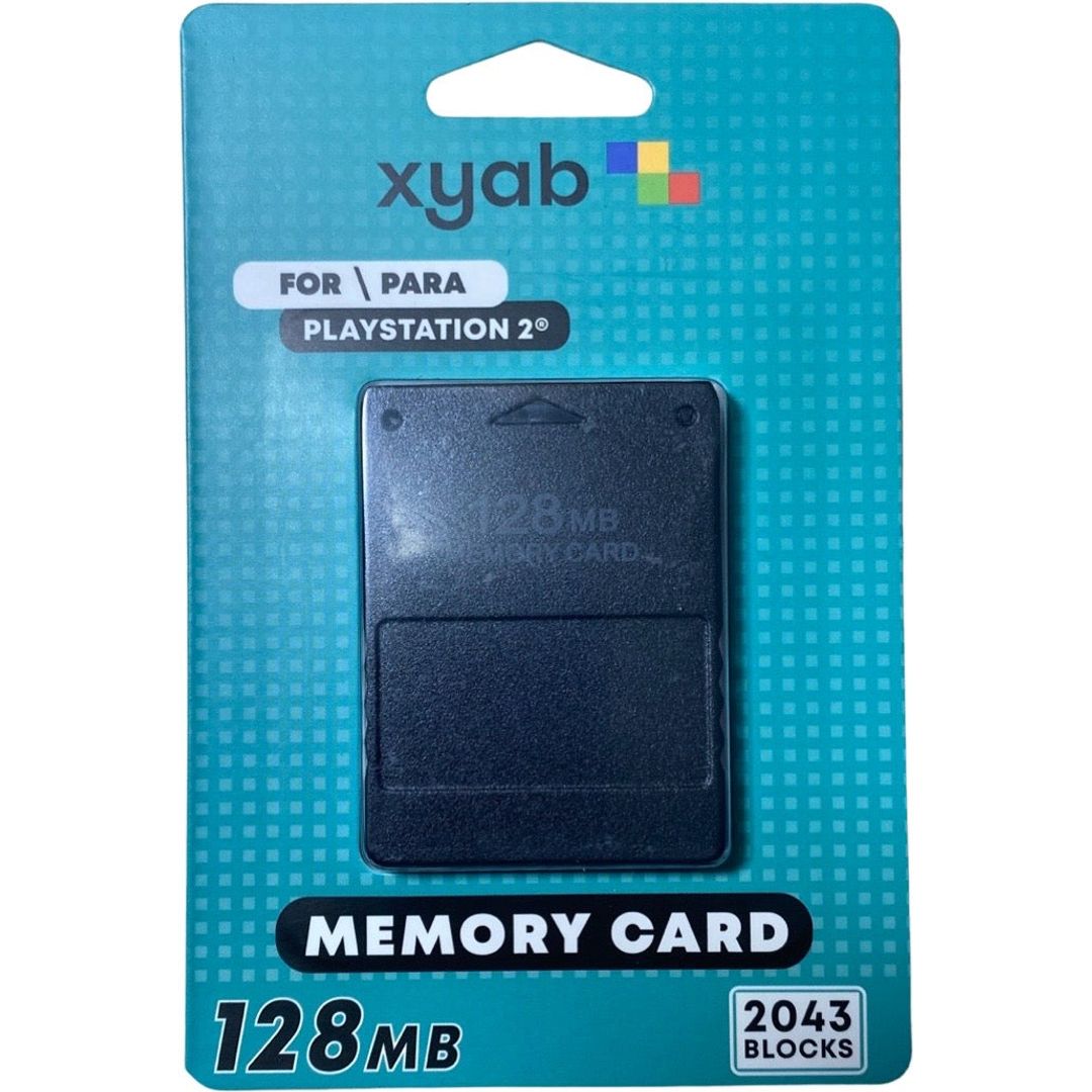 128MB PlayStation 2 Memory Card - Save Game Data for PS2 Consoles - Perfect for Gaming, Storage Expansion & Backup