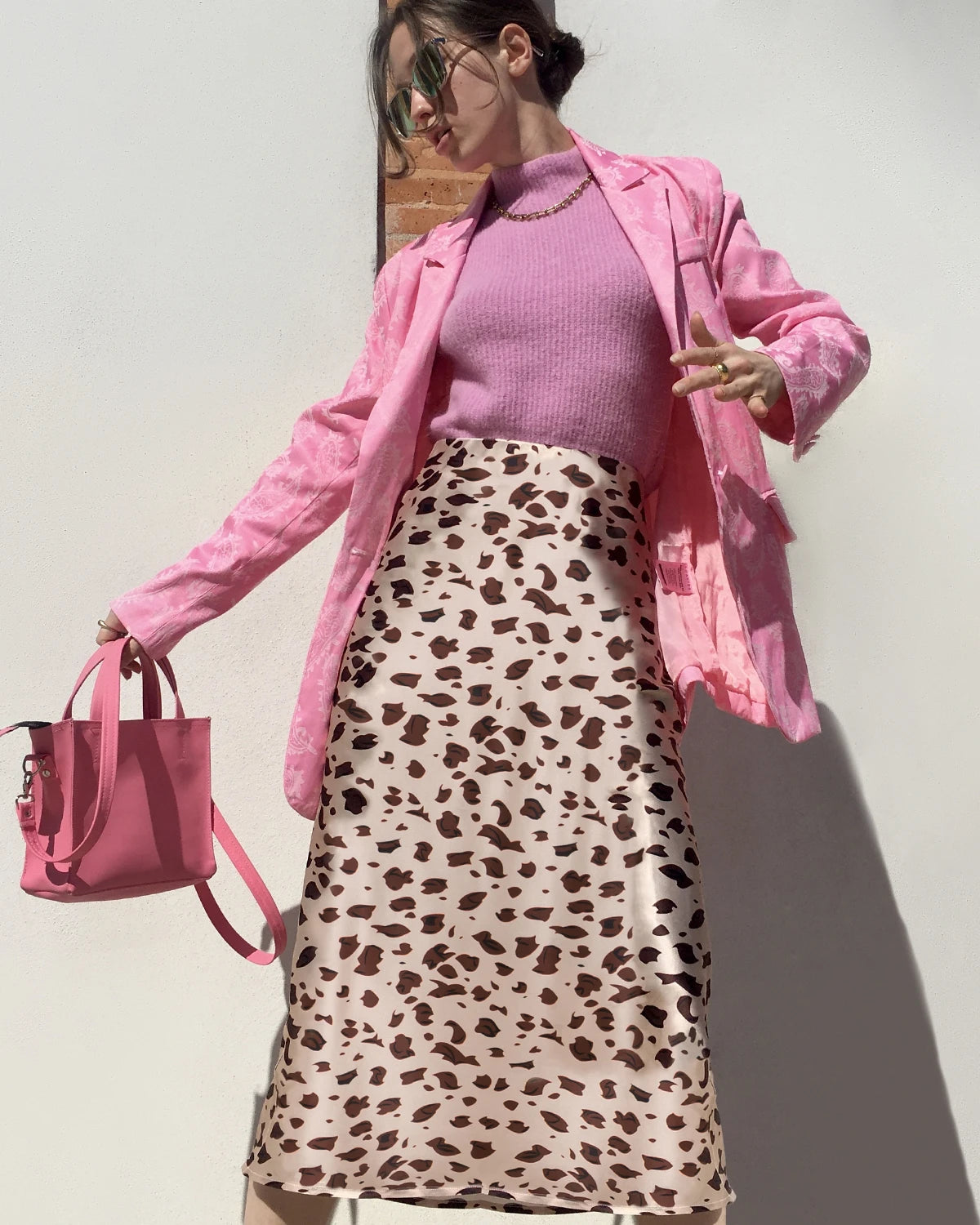 Elegant Silk Midi Skirts for Women - Stretchy Elastic Waistband, Flowy A-Line Design - Perfect for Office Wear, Date Nights & Special Occasions