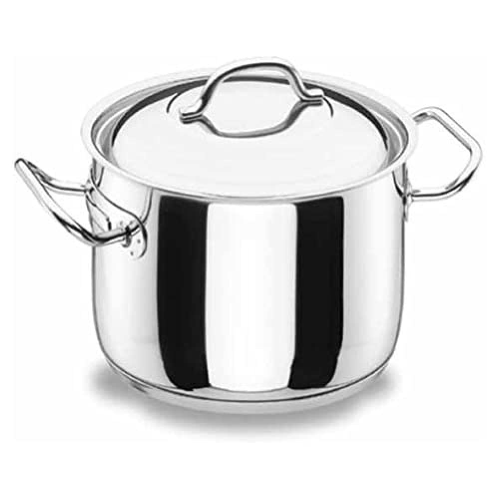Professional Stainless Steel Stock Pot with Lid - 24cm (9.5