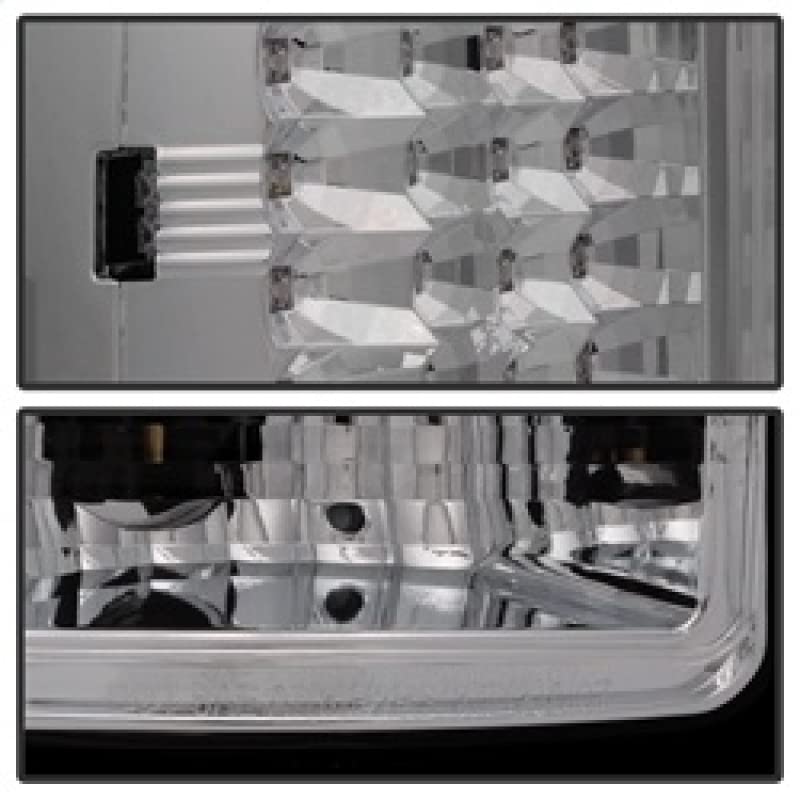 Spyder Auto 5014931 LED Tail Lights Chrome Clear - High-Performance Brake Lights for Cars, Trucks & SUVs
