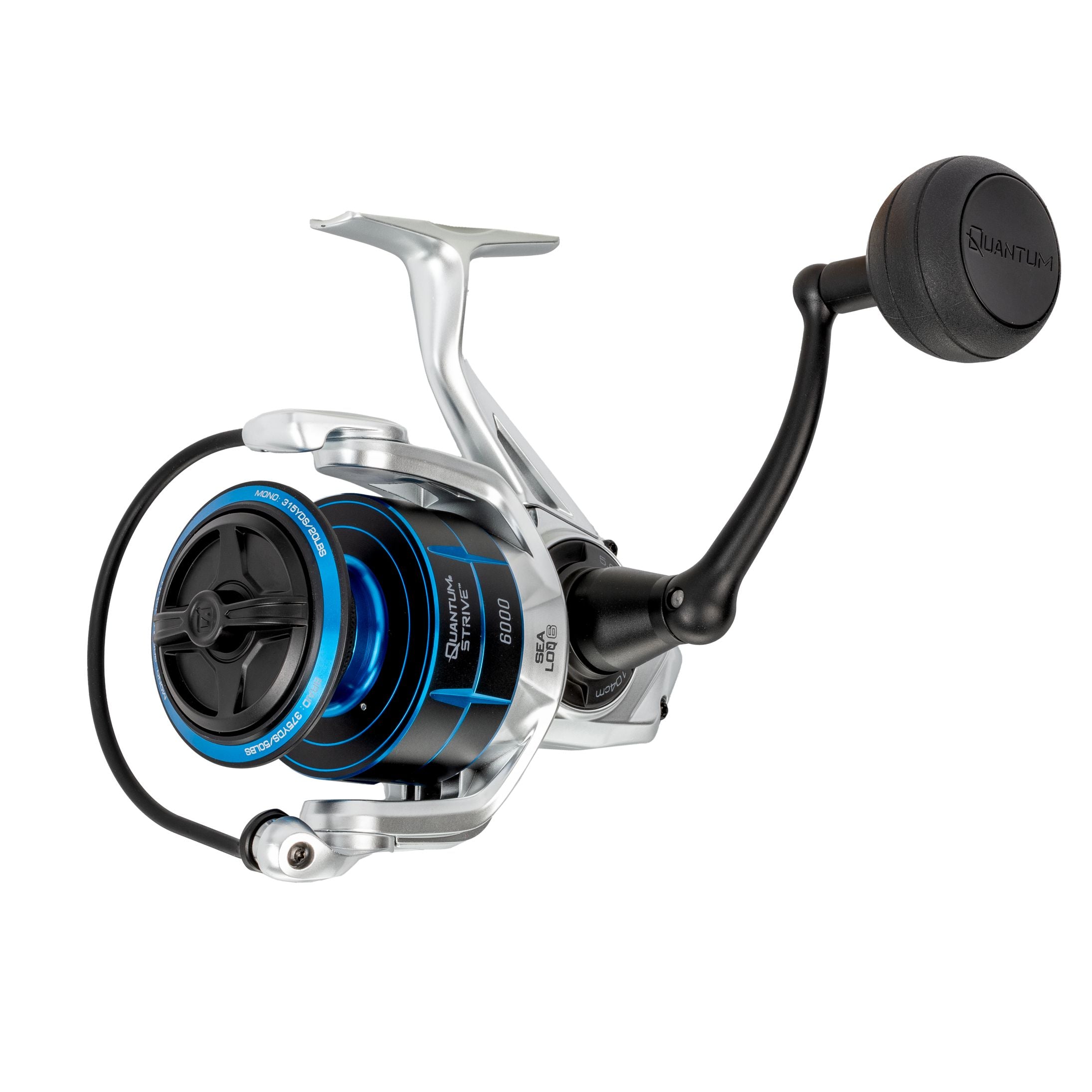 Quantum Strive Spinning Reel - High Performance Saltwater Fishing Reel with Smooth Drag System | Perfect for Offshore, Surf Fishing & Freshwater Angling