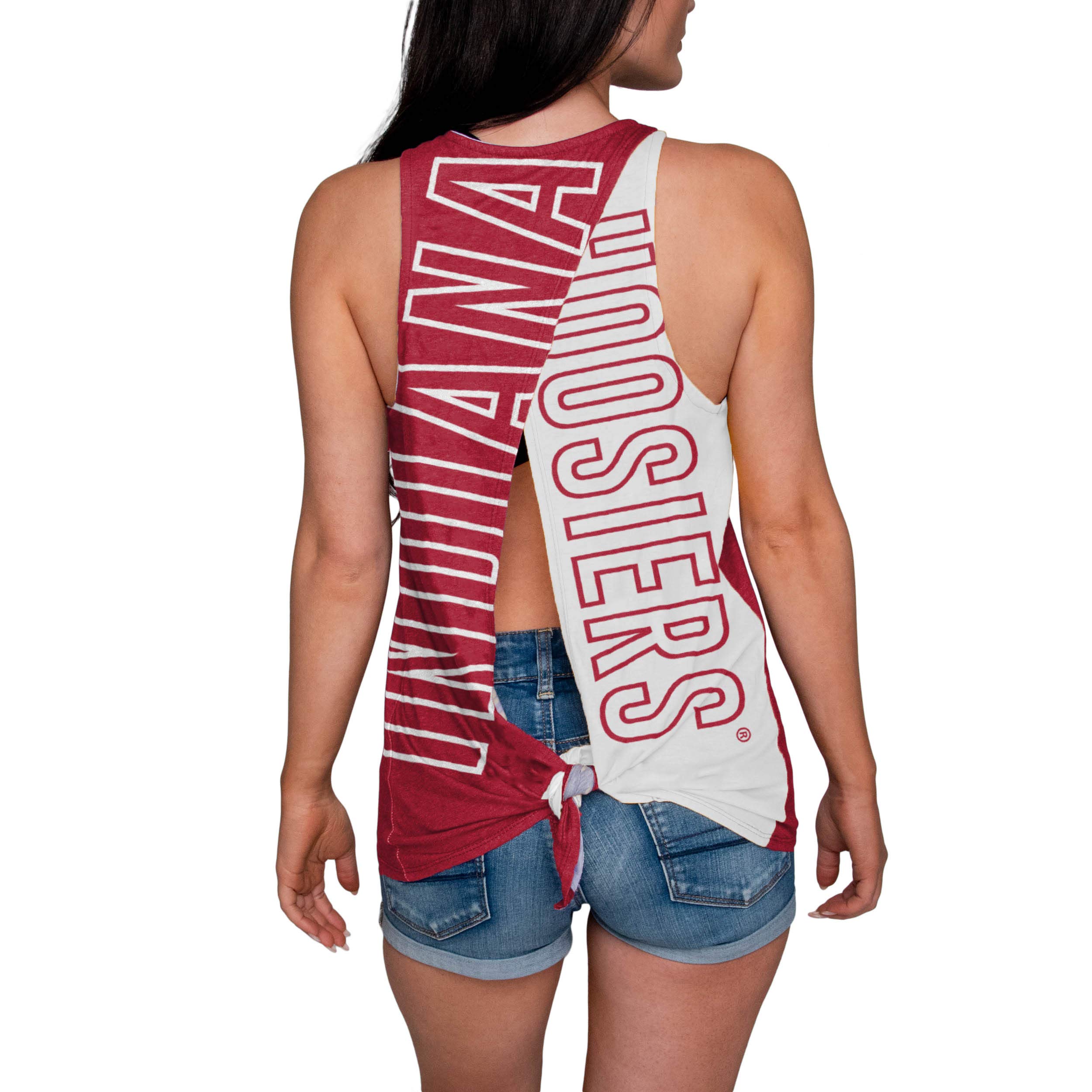 FOCO Women's Tie Breaker Tank Top - Breathable Workout Shirt for Yoga, Running & Gym - Comfortable Athletic Sleeveless Tee for Women's Fitness Apparel