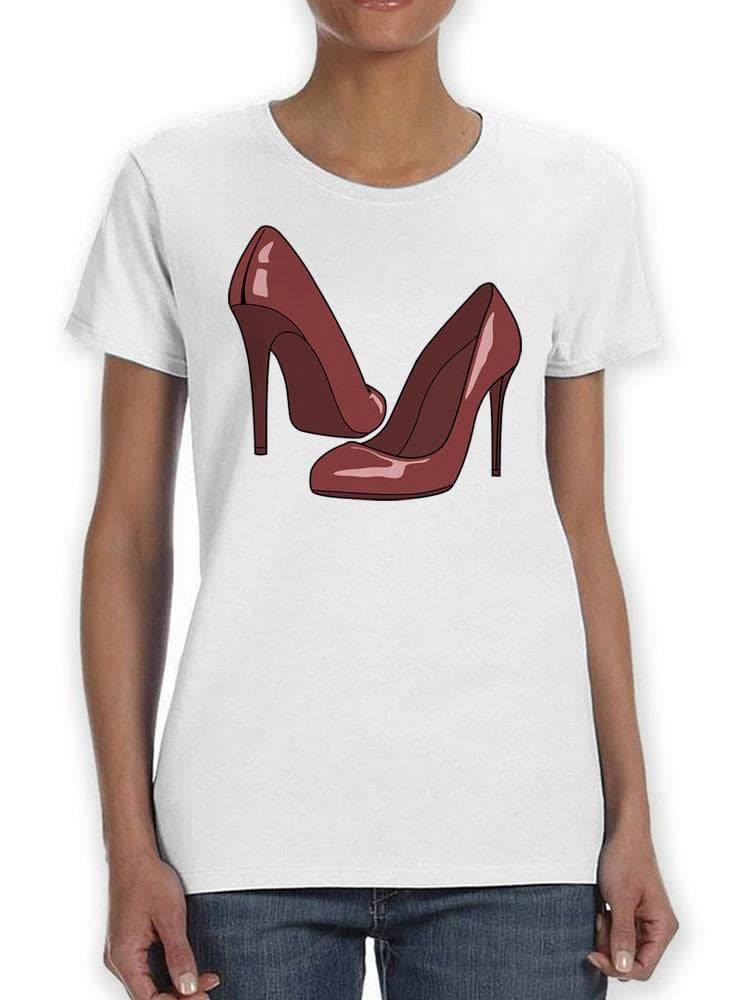 Smartprints Women's Leopard Print High Heel Shoes & T-Shirt Set | Fashionable Animal Print Outfit for Parties, Date Nights & Special Occasions