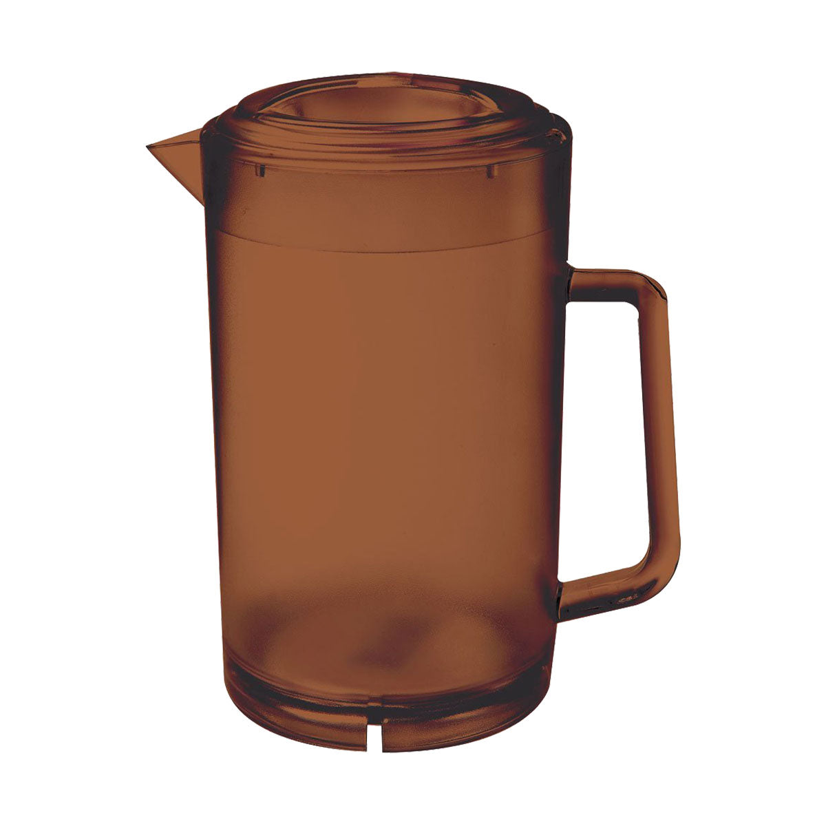 GET P 3064 64 oz Amber Glass Water Pitcher with Lid - BPA Free, Leak Proof Design for Refrigerator Storage, Iced Tea & Lemonade Serving, Home & Office Use