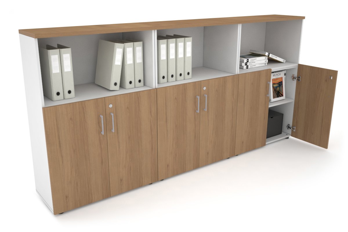 Medium Uniform Storage Cabinet with Small Doors [2400W x 1170H x 350D] - Perfect for Office, School, or Home Organization