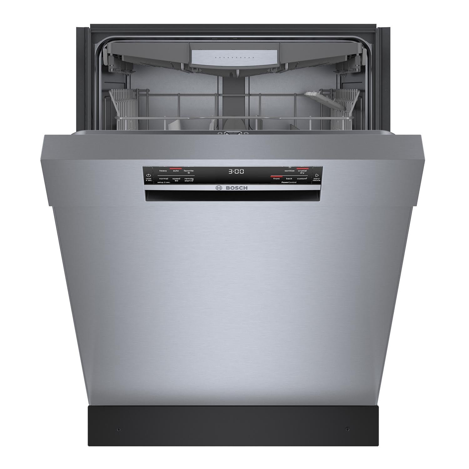Bosch 800 Series 24 Inch Stainless Steel Smart Dishwasher with Home Connect & Third Rack - SHE78CM5N - Perfect for Large Families and Entertaining